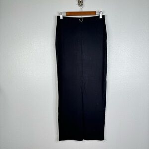 Asos Design Black Maxi Bodycon Style Skirt Size 8